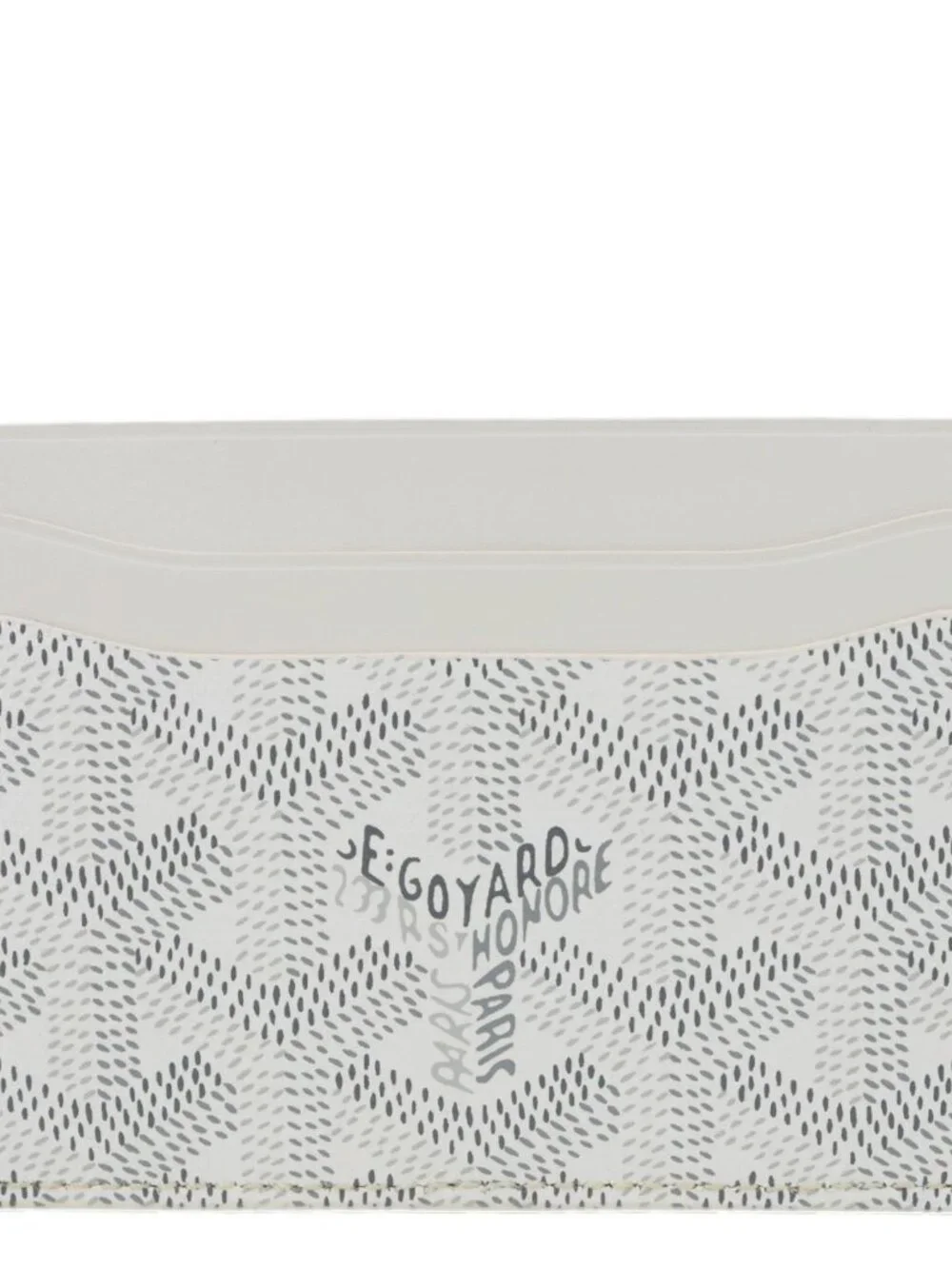Goyard  Saint-Sulpice Coated Canvas Card Holder White